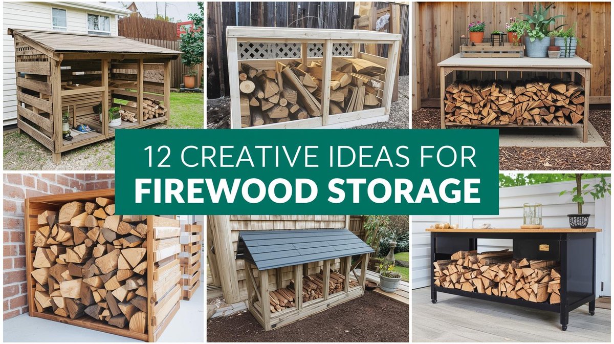 housewrangler's tweet image. Firewood storage can be both functional and stylish. Try these ideas to keep logs within reach while enhancing your space’s decor. 🪵

#Home #StorageSpaces #StorageIdeas #FirewoodStorage
 LocalInfoForYou.com/277003/12-crea…