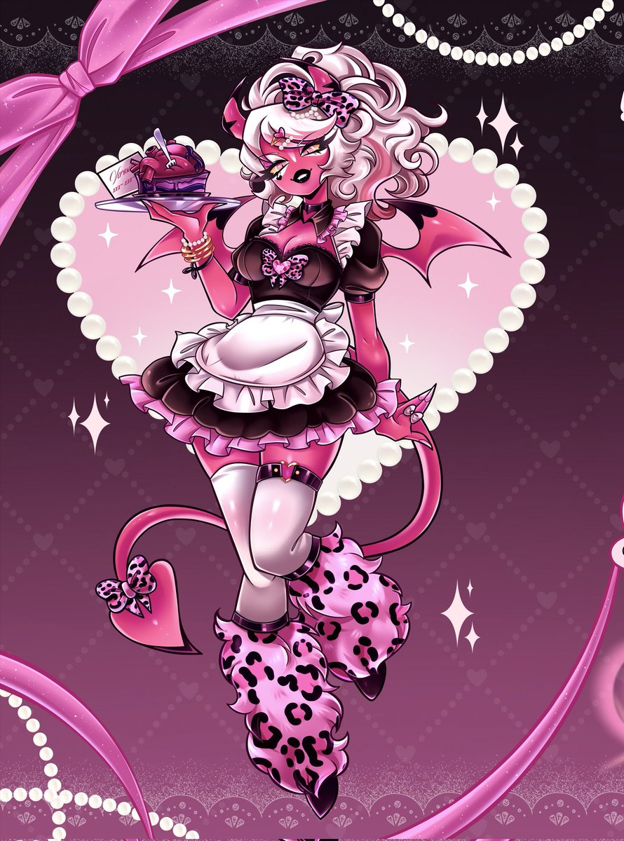 MaidToSin's tweet photo. Be ready because our amazing manager is here!! And she'll make sure you all have tons of FUN 
Try to guess who designed her!
#helluvaboss #helluvabossfanart https://t.co/0DbFIPmQX7