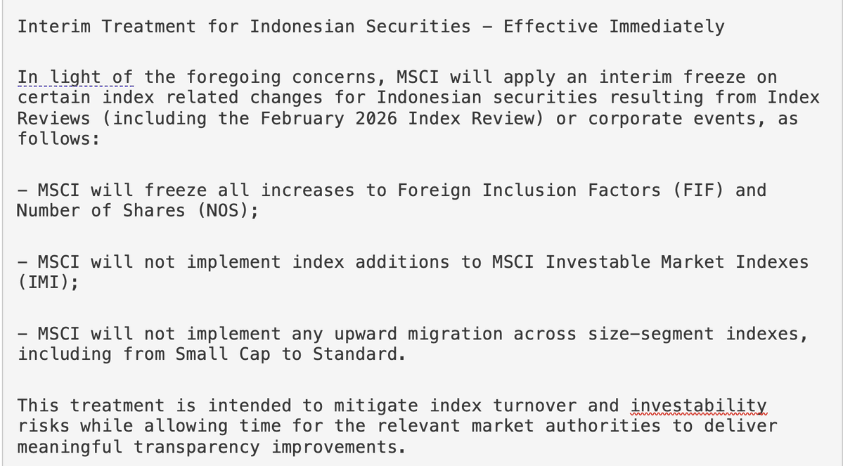 Bagian 2 ini jangan dibaca sebagai review MSCI dibekukan, artinya tidak ada yang masuk dan keluar ke...