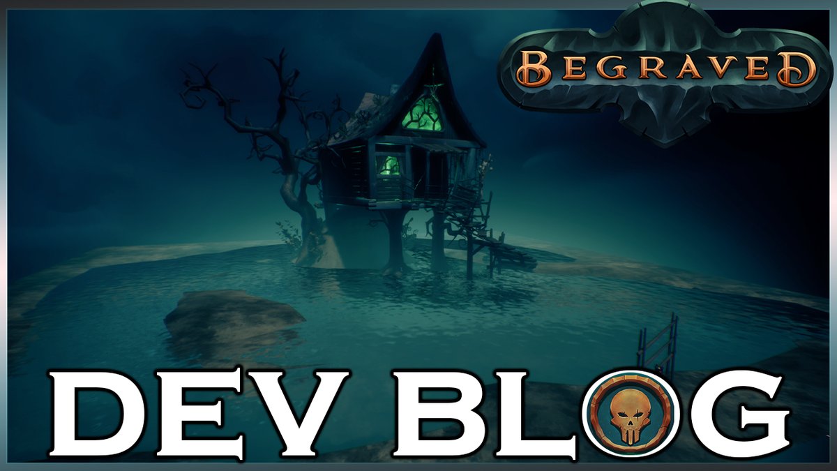 PlayBegraved's tweet image. New Begraved dev blog showcasing more of our new dungeon area "The Weeping Woods" very spoopy stuff (Link below) #indiegame #spoopy #spooky