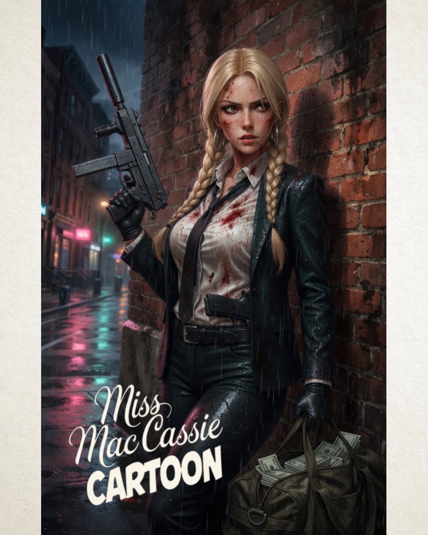 MissMacCassie's tweet image. Mrs. Black | #MissMacCassieCartoon
Fan art inspired by #GrandTheftAuto (series) and subtle nod to Reservoir Dogs 😎