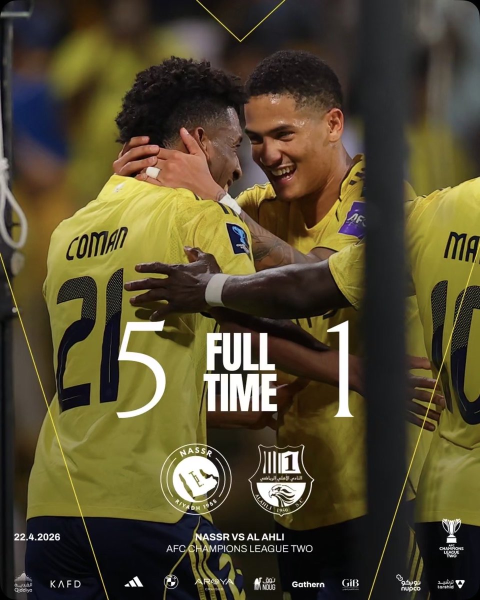 ﮼فخم، ﮼نصراوي ، ﮼عالمي، 💙💛 tweet media