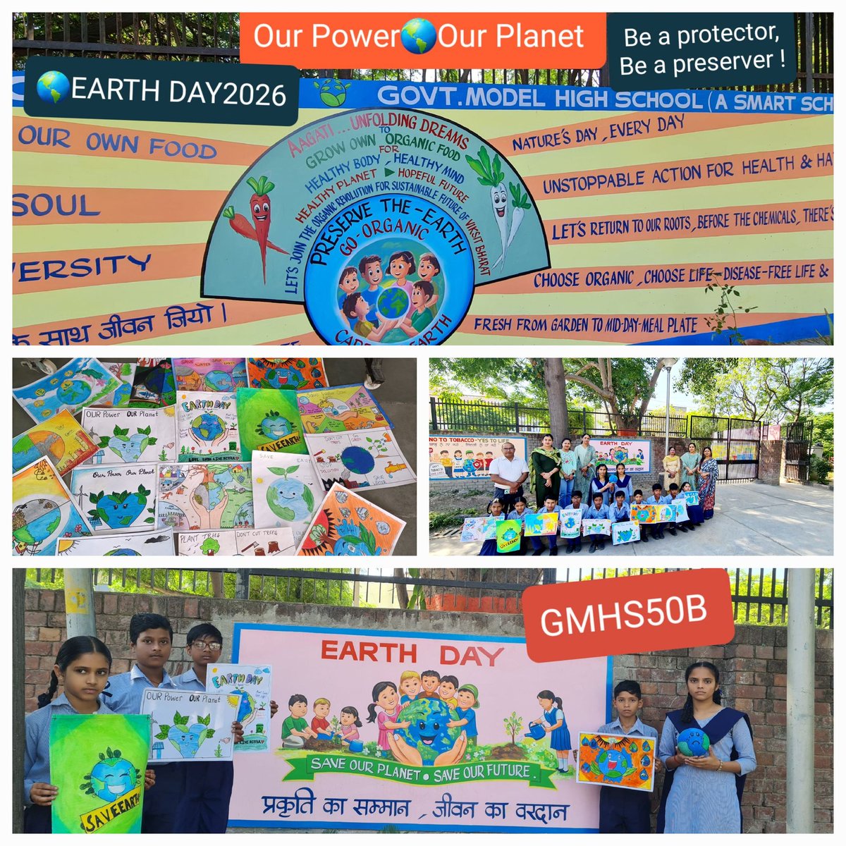 ghs_50's tweet photo. Celebrated @ghs_50 
#worldEarthDay2026🌎🌿🌟 
focused #OurPowerOurPlanet ! leveraging collective pledge cum action to learn,grow&amp;share for environmental conservation&amp; Sustainable future as
#ResponsibleCitizens of
#VIKSITBHARAT🇮🇳 !
@EduMinOfIndia 
@DselEduMinistry 
@SchoolEduChd https://t.co/fiHfxpzIcE