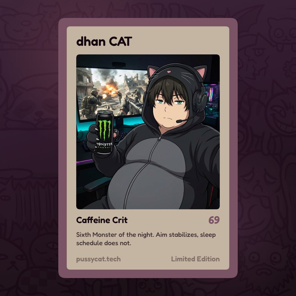 ajay_dhanesh's tweet photo. I'm done with this bear market

From now on I'm a full-time cat @pussycattech

[ Attach your selfie 👇 ] https://t.co/QnIiqBb7hP