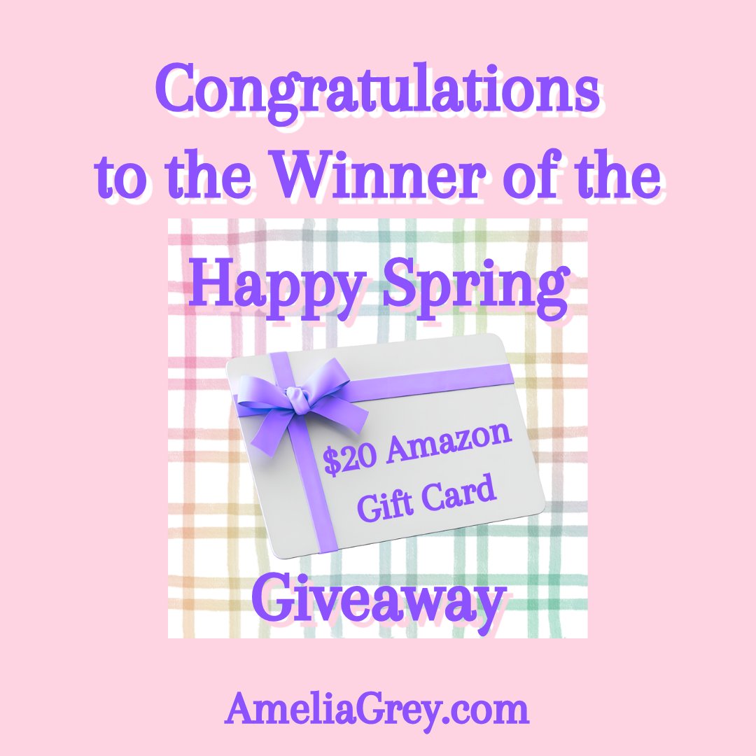 ameliagreyauthr's tweet image. Congratulations to the #winner of my newsletter #giveaway—Christine V.! Due to all the constant changes on #socialmedia please join my #newsletter to receive updates, announcements, and giveaways: ameliagreyauthor.myflodesk.com/new-subscriber. #AmeliaGreyBooks ameliagrey.com #RegencyRomances