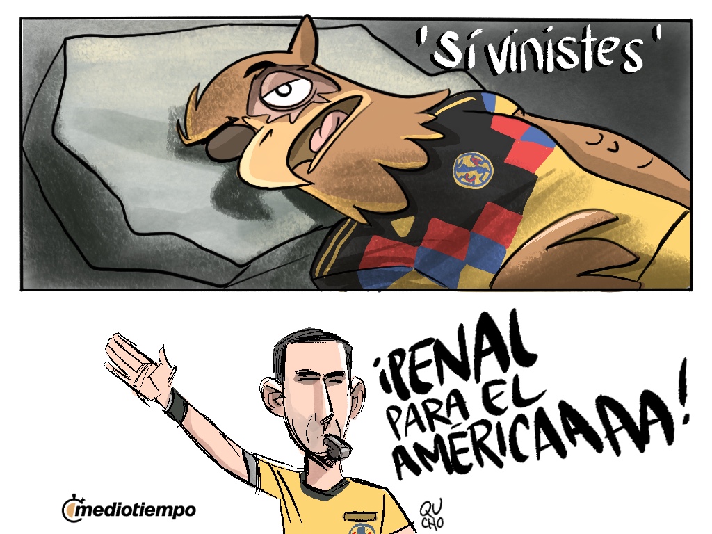 mediotiempo's tweet photo. PENAL PARA EL AMÉRICAAAAAAA 🦅

El cartón de @qucho https://t.co/8qcIIQPIhG