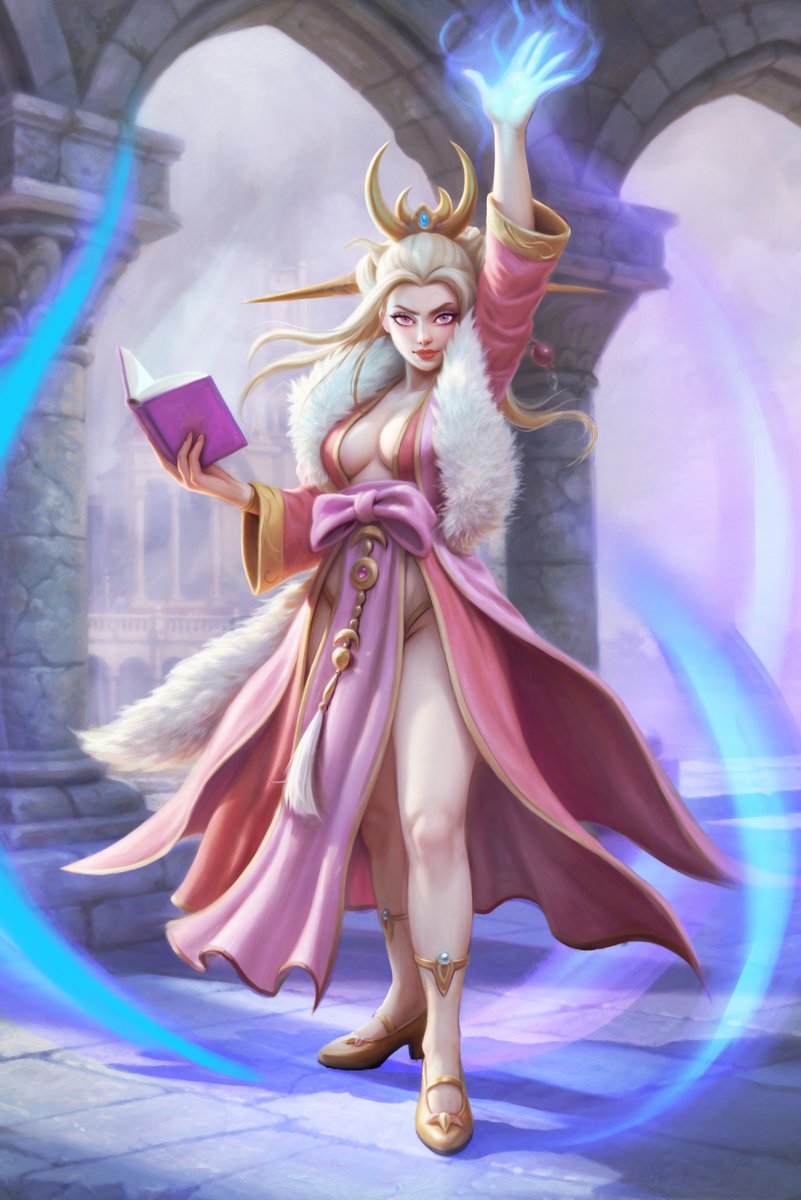 KylePunkArt's tweet photo. Archfey Warlock Commission https://t.co/WZAfpFBw6o