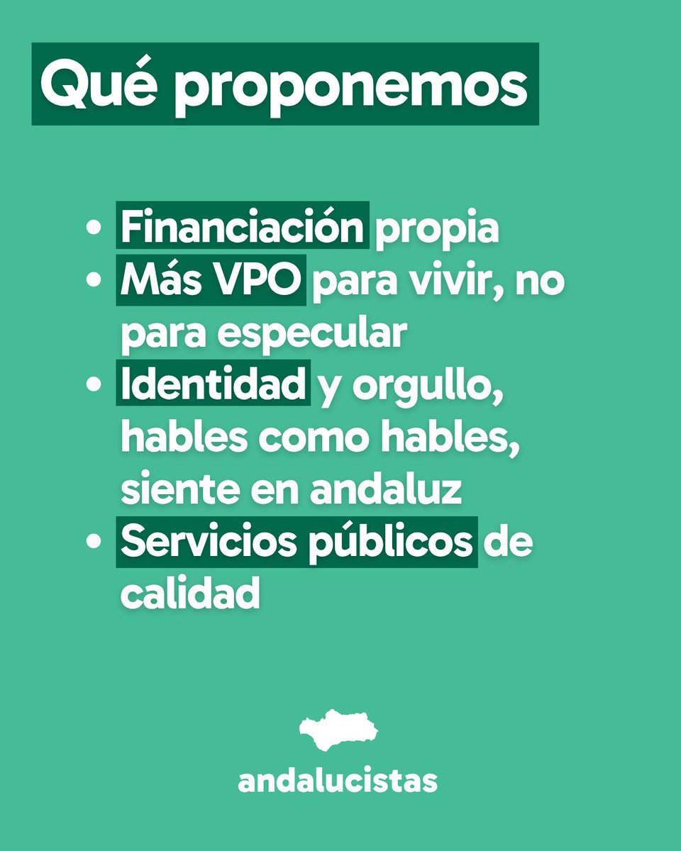 andalucistasAND's tweet photo. 💚 El andalucismo tiene nombre propio el 17M: Andalucistas - Pueblo Andaluz.

Somos un conjunto de organizaciones #andalucistas unidas con un objetivo: que Andalucía tenga una voz propia en el Parlamento.

🗳️ Este 17M, vota #Andalucía.

🔗 https://t.co/5nGo7ZFxV6

#Andalucismo https://t.co/8efnoKu7xO