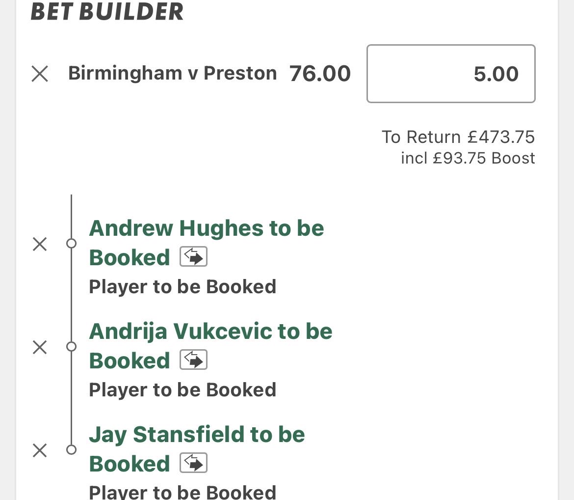 Waackoo's tweet photo. Birmingham vs Preston ⚽️

Hughes should be on Vincente’s side here, I think this boy will be too quick for him 😅 he loves a foul as well

A. Hughes 4.8 WH - 0.5u
Vukcevic 4.6 WH - 0.5u

Double 0.25u
Treble 0.125u

Be lucky 🍀 https://t.co/e3MGqhpio4