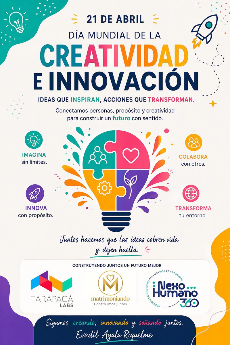 AyalaEvadil's tweet image. La #creatividad y la #innovación vive en cada persona , solo hay que entrenarla.