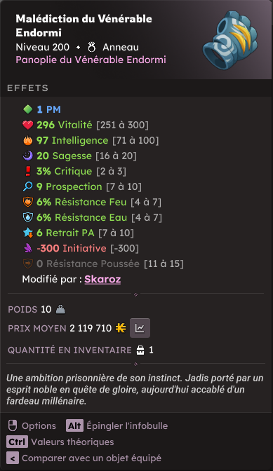 SkarOz_'s tweet image. Une 30aines de tentas pour l'anneau c'est magnifique #Dofus