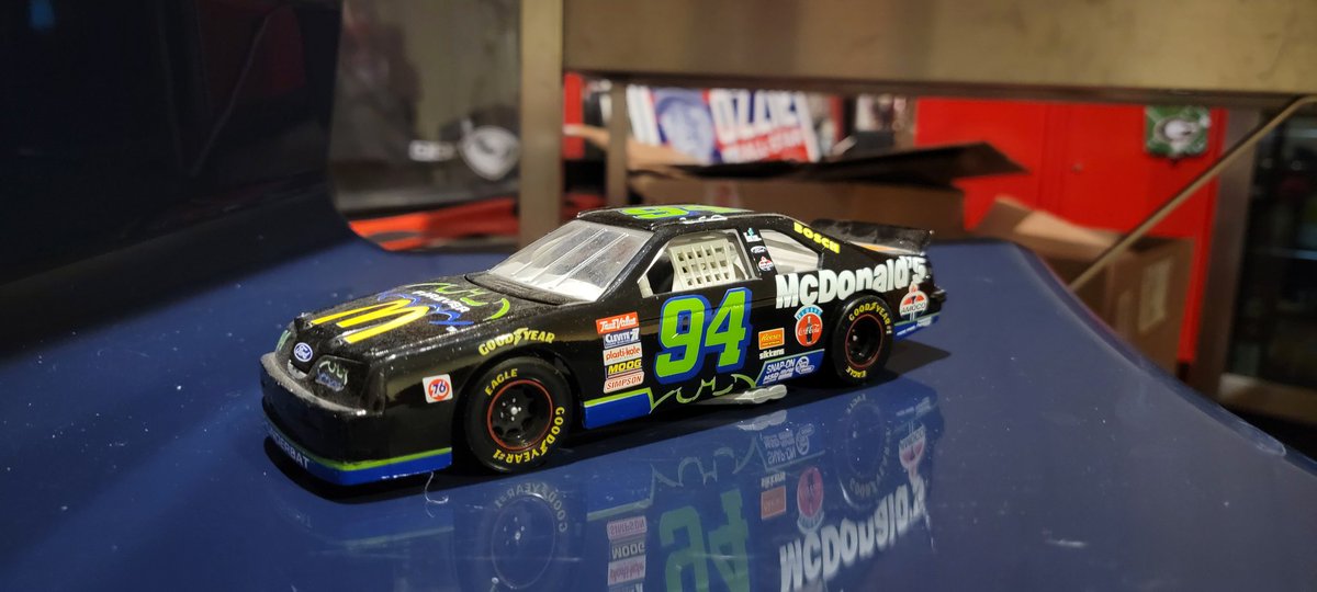 iRaceSpeed's tweet photo. @MaconiSetupShop Bought this back in 1995. 1/24 Bill Elliott Thunderbat https://t.co/d9ypiWaCyi