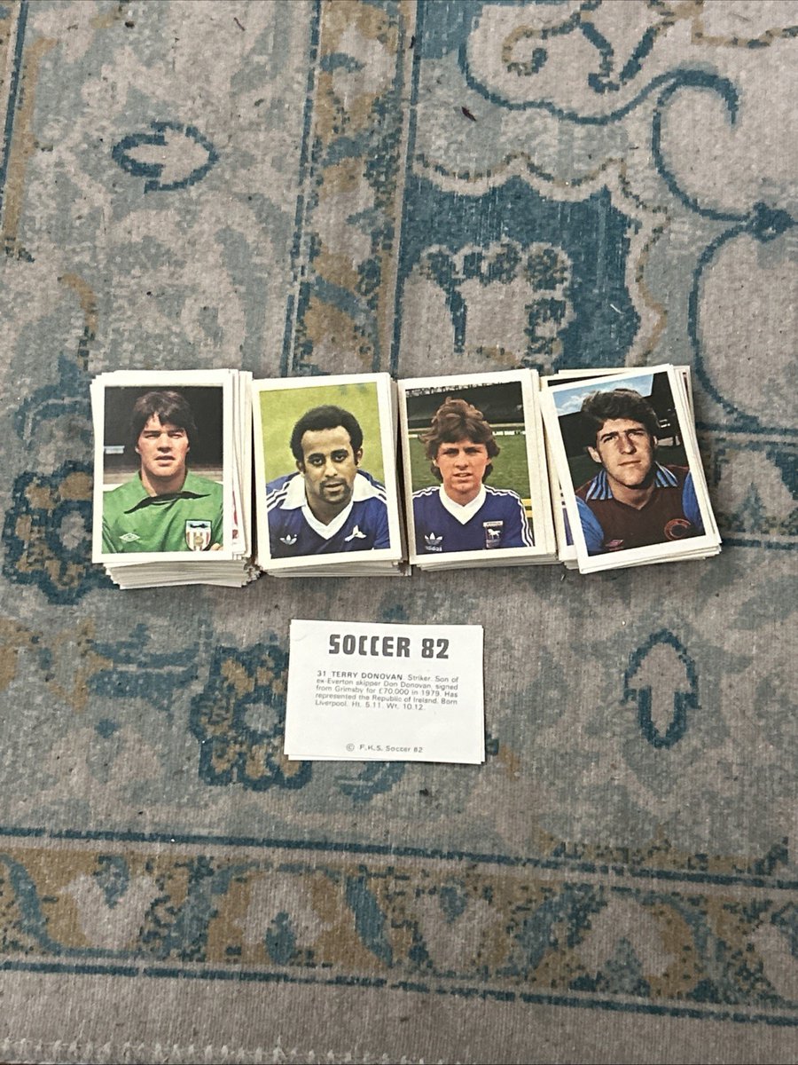 PaniniCardsUK's tweet image. Fks Soccer 82 English First Division Over 300 Stickers Good Condition 

Ends Fri 24th Apr @ 6:58pm

ebay.co.uk/itm/2062165328…

#ad #Panini #PaniniFootball