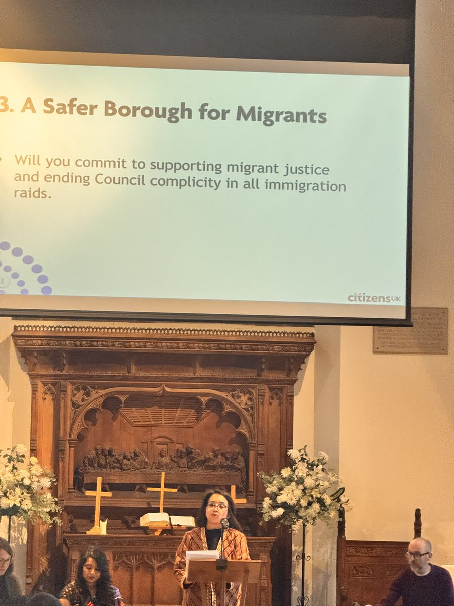 telcocitizens's tweet photo. Candidates respond to carefully crafted asks emerging from listening.  @WfCitizens have worked with @wfcouncil to make #WalthamForest a Borough of Sanctuary #MigrantJustice @citizensuk https://t.co/RYg6Gaj5HT