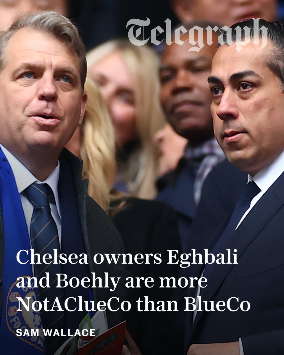 TeleFootball's tweet image. BlueCo fails fourth time around – why should we believe fifth time will be any different?

@SamWallaceTel dives into Stamford Bridge ownership's 'grand disruption' after Rosenior becomes their fourth managerial casualty: telegraph.co.uk/football/2026/…