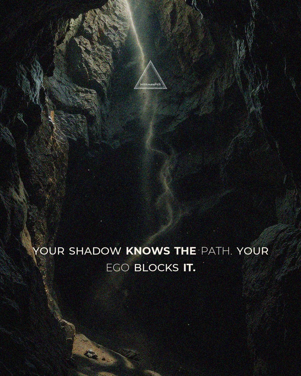 hirameetra's tweet image. Your shadow knows the path.
Your ego blocks it.

#grokart #inspiration #dailyquotes #lifequotes #motivation