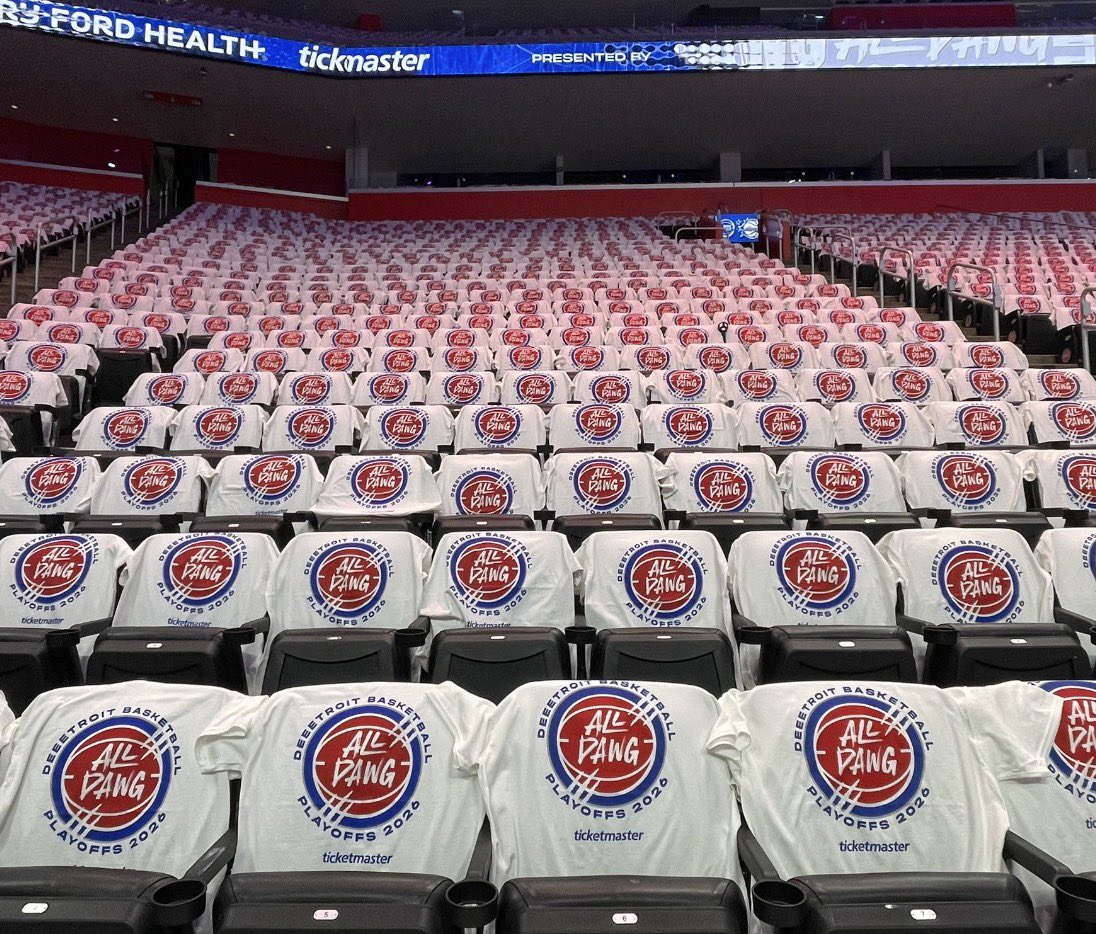 the_det_times's tweet photo. LCA is set for Game 2.

WEAR THE SHIRTS. https://t.co/xOgFNXLq4w