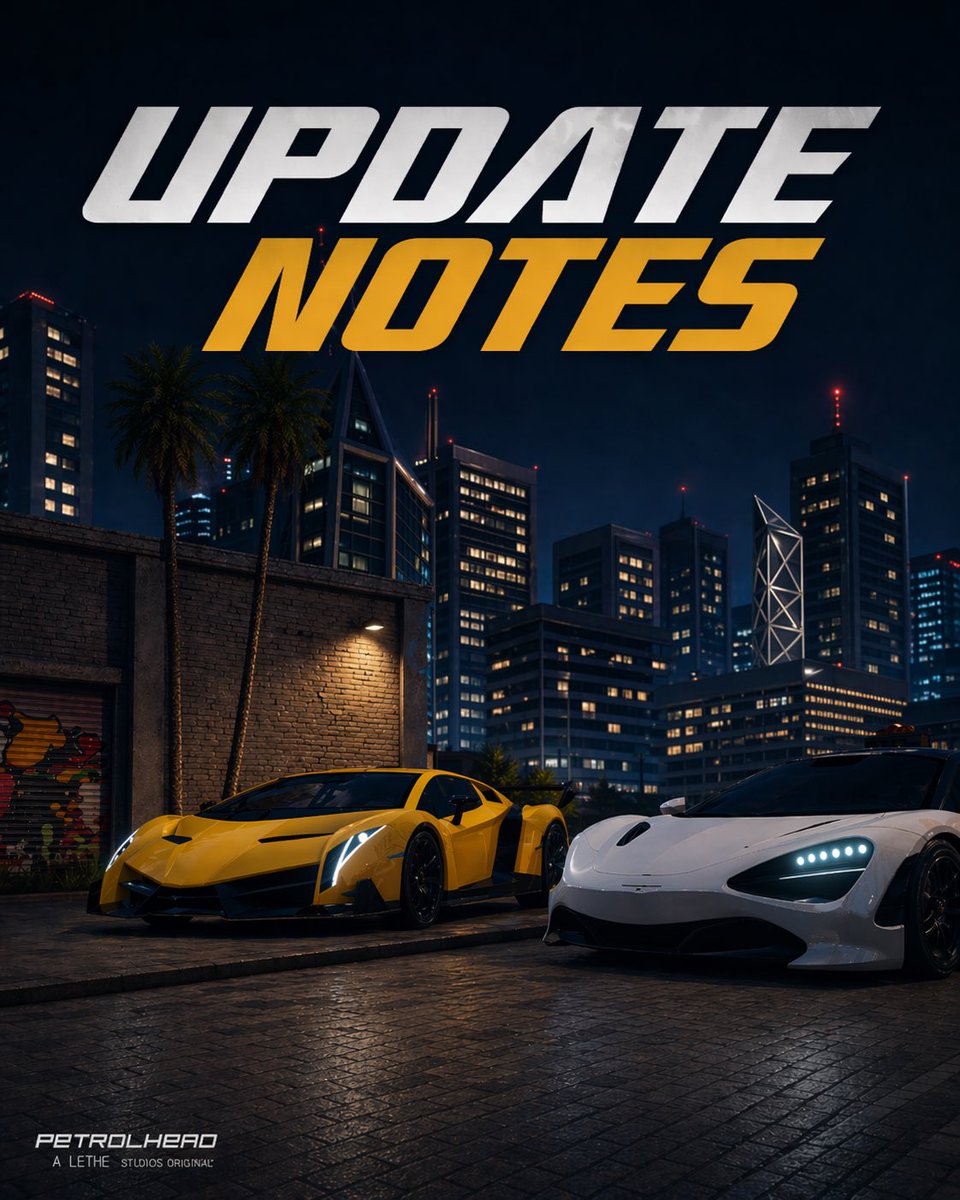 LetheStd's tweet photo. PetrolHead The Spring Cleaning Update is here. 🚘⚡️

Faster menus, smoother driving, rebuilt off-road maps, and solid stability improvements are waiting for you in PetrolHead. 🔥✨

Get in and experience the upgrade. 💨

#petrolhead #update #mobilegaming https://t.co/bbKjfpSDYe