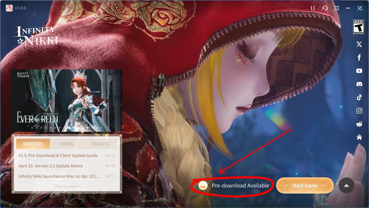 Infinity Nikki Update tweet media