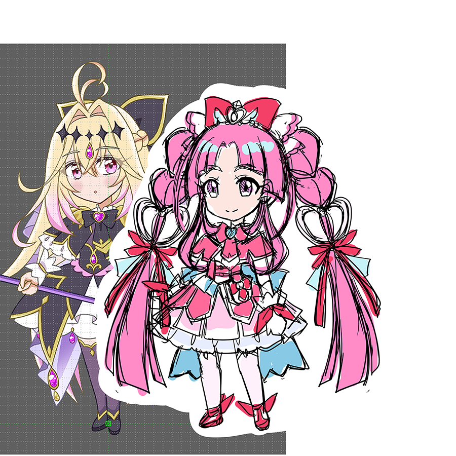「モーション作ろうと思ったのに気づいたら小林を描き始めていた。」|つくし さなりのイラスト