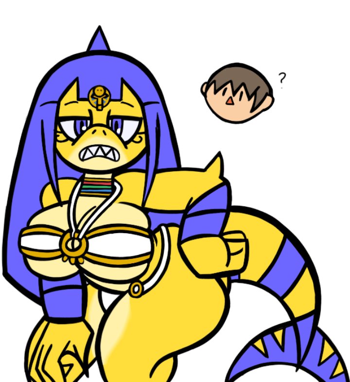 I forgot to upload this one, an ankha shark I made based on the drawing of <a href="/chabble__/">🔞chabble🔞</a> 

I hope you like it!