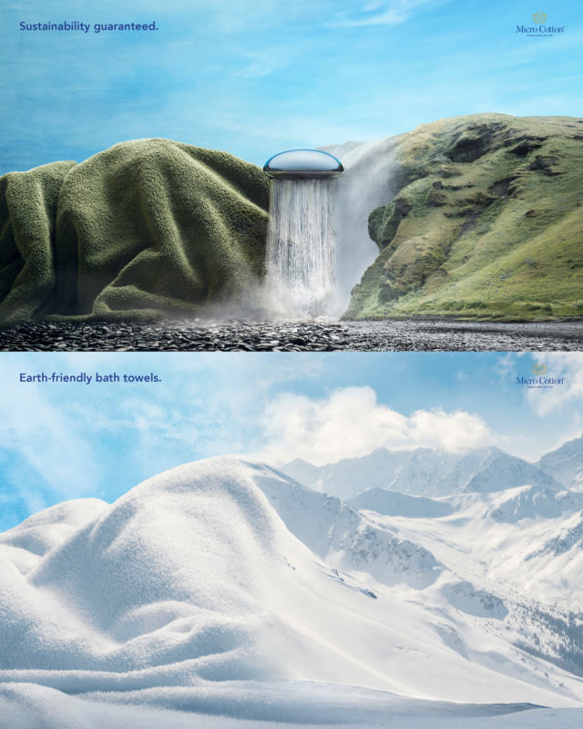 commawards's tweet photo. Is that a mountain or a towel? 🌎 For Earth Day, we're spotlighting The Thomas Collective's "Micro Cotton: Earth Approved" — because this is what a "Well Said" sustainability campaign looks like.

Explore more winners: https://t.co/63RpBrdxTt

#CommunicatorAwards #EarthDay https://t.co/DAP5liYrYd