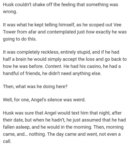 ccf1zz13's tweet image. waiting in the wings - chapter eight: prince is up now 👑🕸️ #huskerdust

(CONTENT WARNING: implied sexual abuse)
archiveofourown.org/works/79516606…