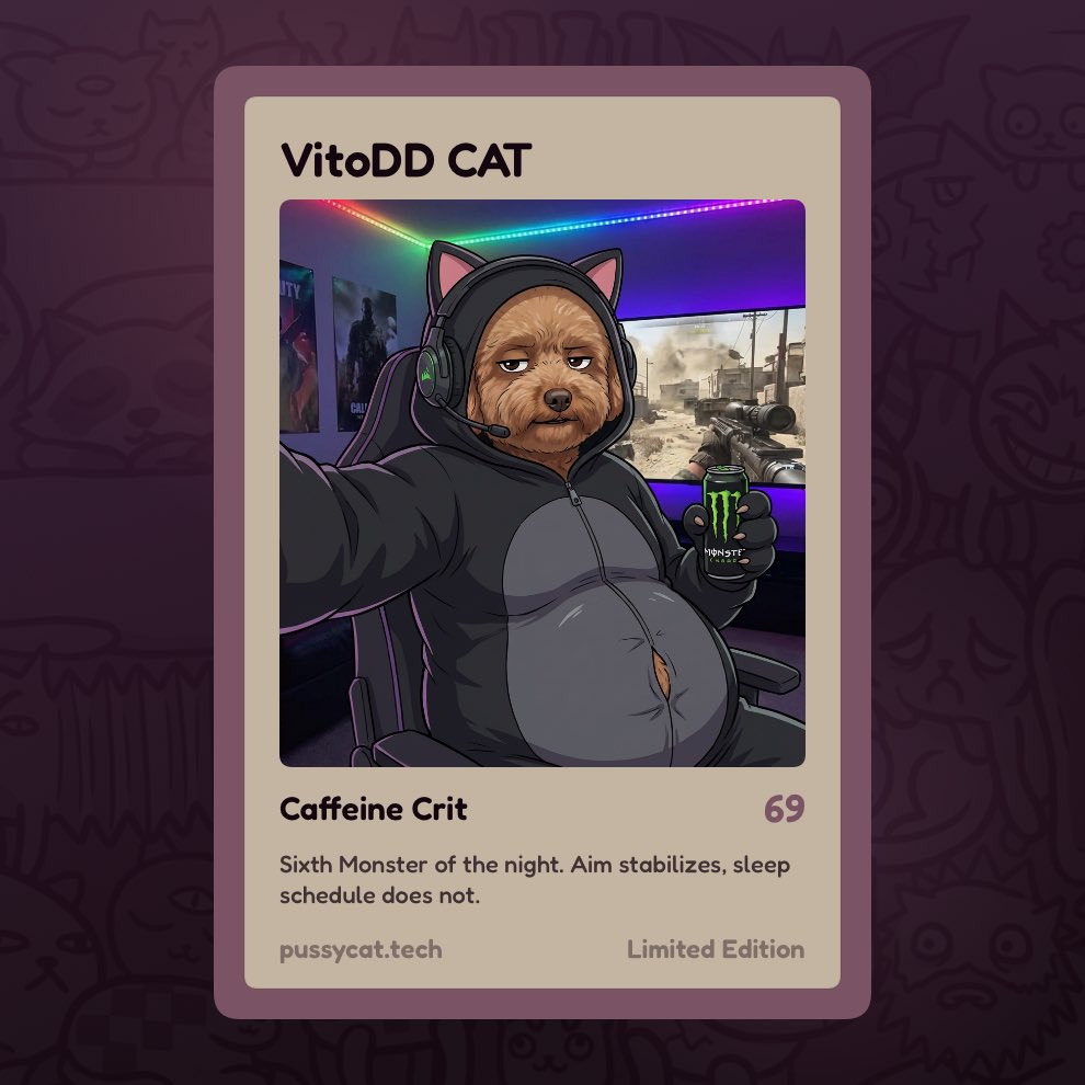 Vito_DD's tweet photo. I'm done with this bear market

From now on I'm a full-time cat @pussycattech https://t.co/ZigwpSJPNV