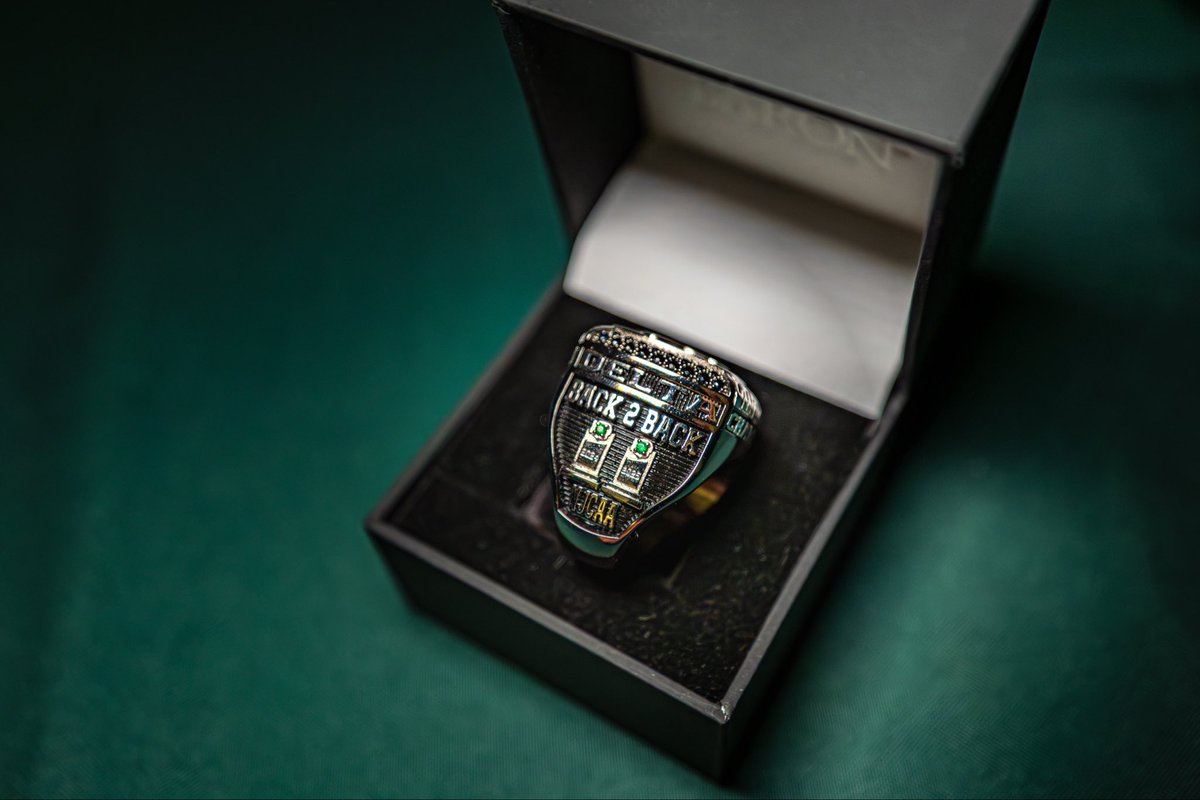 delta_pioneers's tweet photo. The 2025 Delta College Women's Soccer National Championship Ring! 💍🦆⚽️ https://t.co/y1ciKLg2WN