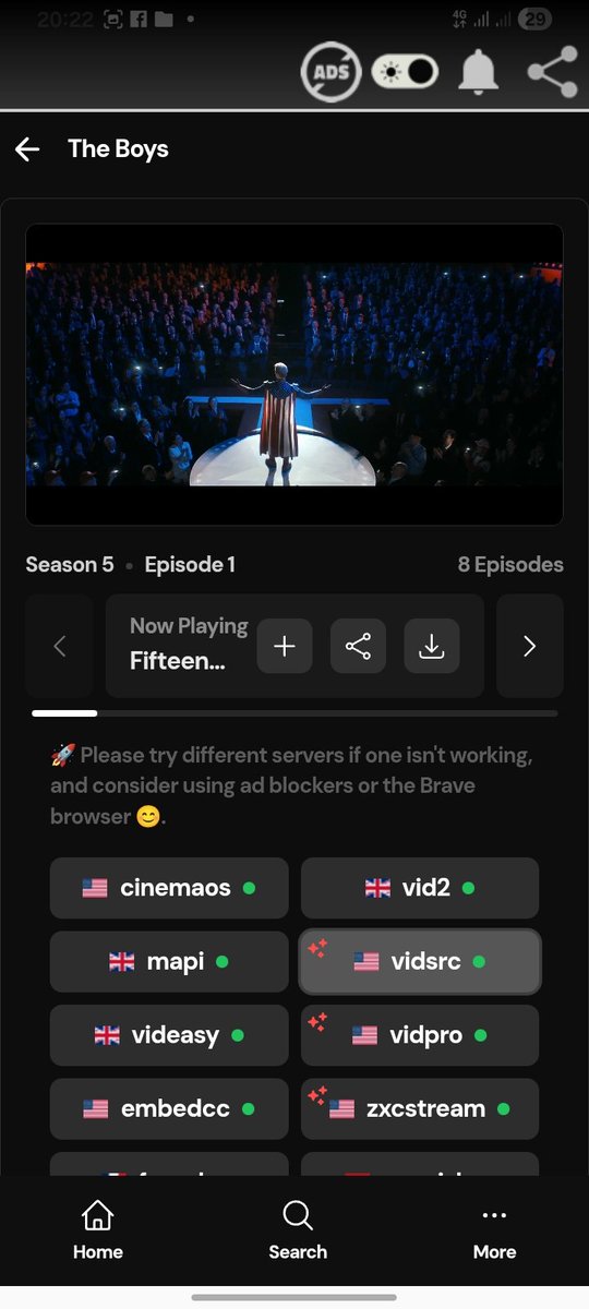 fyinite's tweet photo. Watch homelander and the boyz season 5 for free here  on the @fyinite app for free link in the comment section https://t.co/sK54lxPuRy
