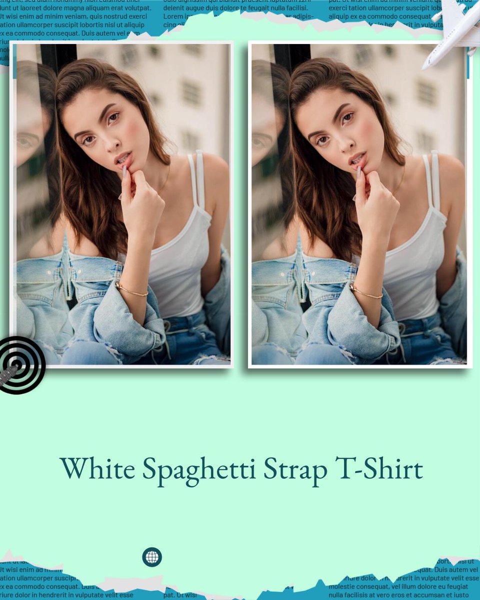 PratyushKu86249's tweet image. Elevate your wardrobe with our White Spaghetti Strap T-Shirt for $999.99. Perfect for any occasion, it’s a statement piece you can't miss. #FashionEssentials #SummerStyle

Shop Now outfy-store-d30.myshopify.com/products/white…