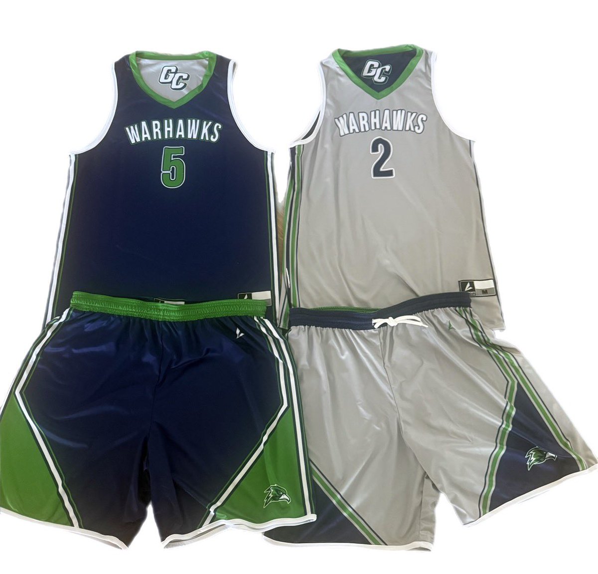 GCwarhawksbball's tweet photo. 🔥 Fresh Look for the Future! 🔥

Excited to roll out the brand new uniforms for our freshman Warhawks!  Ready to represent with pride, energy &amp; a whole new level of style.

The future is bright - can’t wait to see them compete &amp; grow next season!

Thanks BSN &amp; Blake Harris! https://t.co/AXixKkmRg3