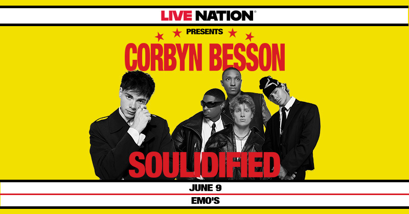 emosaustin's tweet photo. JUST ANNOUNCED! @corbynbesson, with support from @soulidified, are coming to Emo's on 6/9. Tickets go on sale 4/22 @ 10am at https://t.co/lzu4TBI75g https://t.co/FH6Vq760bx
