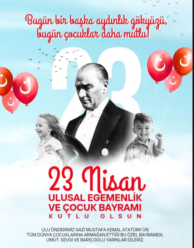 cankiritb's tweet photo. Yarının teminatı olan çocuklarımıza yarının gözüyle bakalım ki yarınlarımız aydınlık olsun.
23 Nisan Ulusal Egemenlik ve  Çocuk Bayramınız kutlu olsun. https://t.co/XK9eW8RzJZ