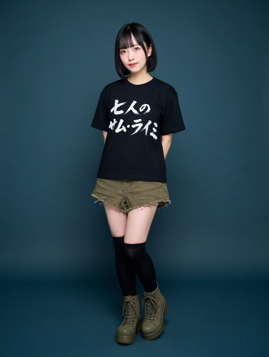 AiA6660's tweet image. ダジャレTシャツ

#AI
#AI美人画