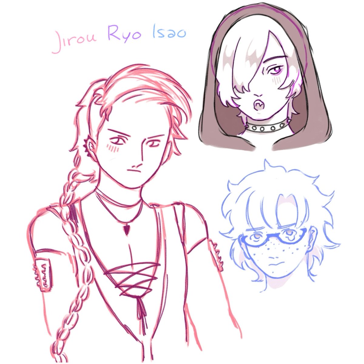 Vatizareyes's tweet photo. sketches de visuki (huellitas mágicas y lovely hero) https://t.co/sWr97fWChQ