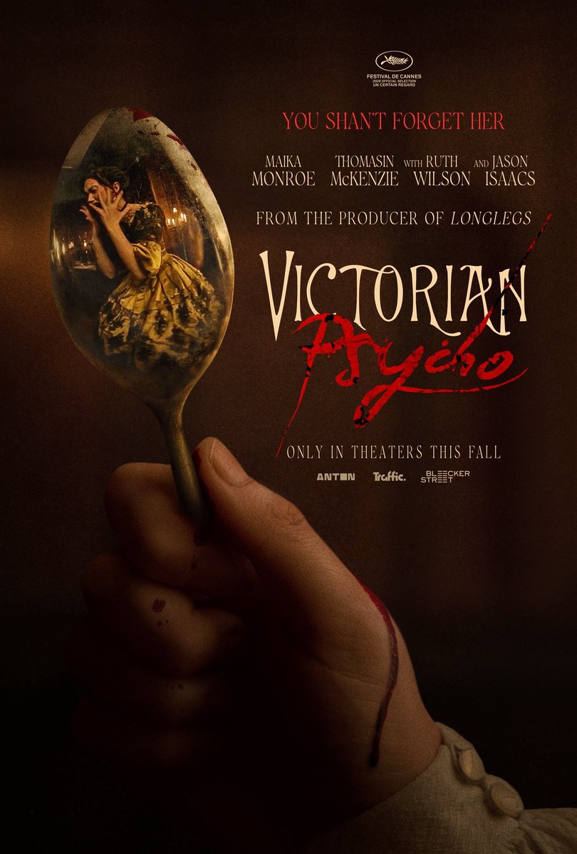 Tenemos póster de Victorian Psycho. #UCR #Cannes2026