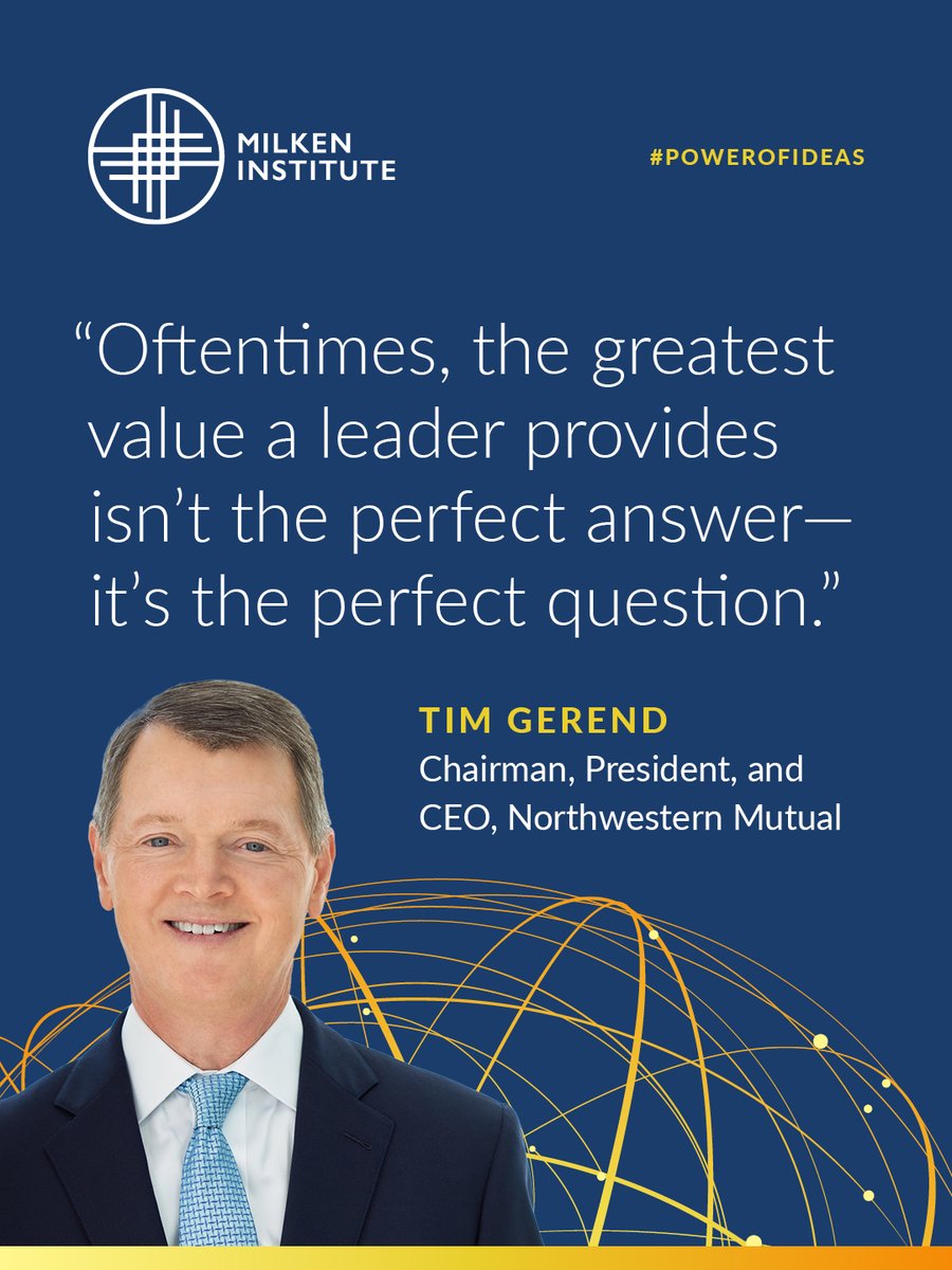 MilkenInstitute's tweet image. This year’s #PowerOfIdeas #MIGlobal collection features insights on leading in a new era, from the future of food to strong new leadership to resilient global health systems.

Click through the graphics for highlights from this third group of thought leaders, visionaries, and