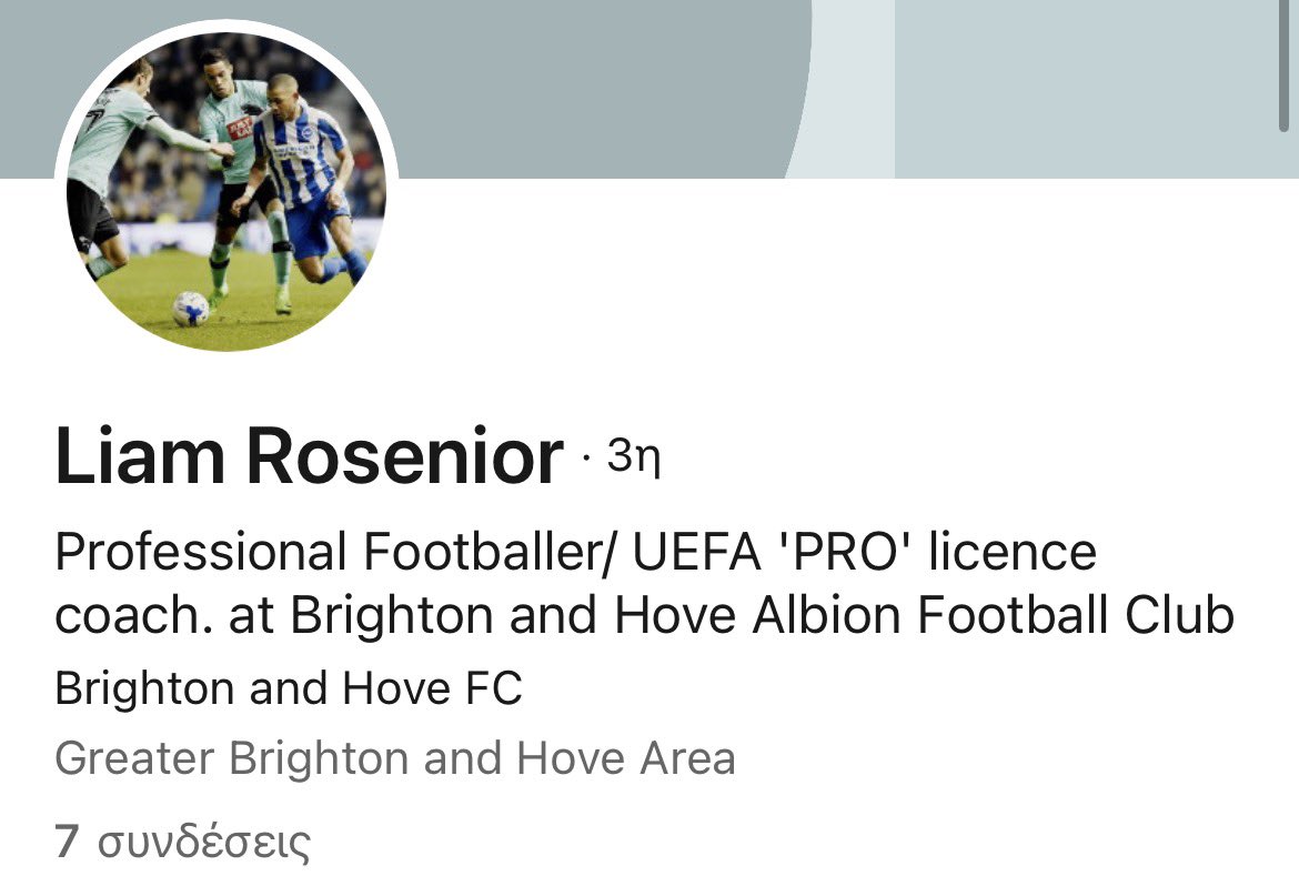 What a story! We can frame it like a tweet.

Liam Rosenior’s LinkedIn account basically went silent… and stayed that way for years. No updates. No comeback. Just frozen in Brighton history.

Fast forward 8 years since it was created — and now Brighton is the reason he’s been