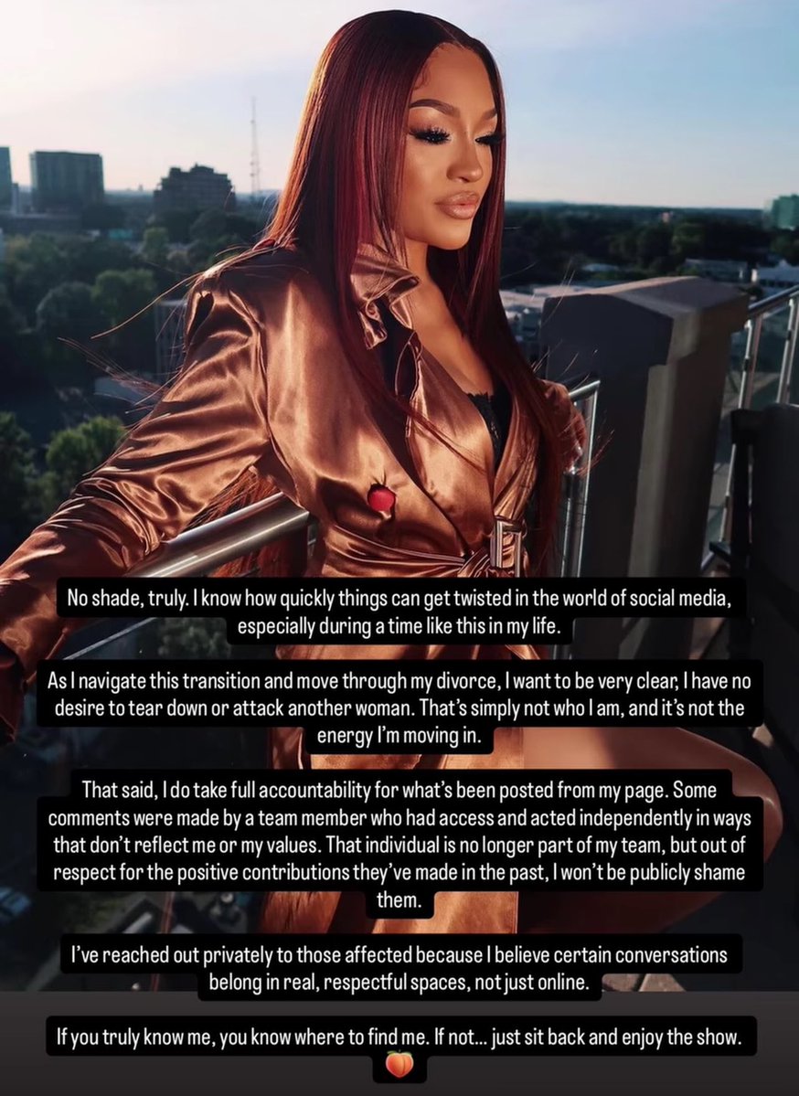 JaysRealityBlog's tweet image. Drew with a message 🍑 #RHOA