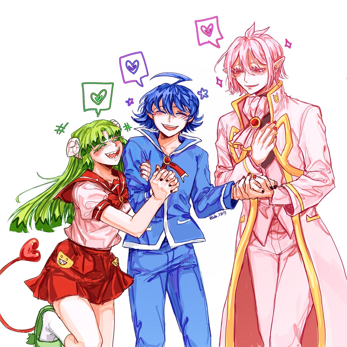 da_21013's tweet photo. #魔入間
💚💜❤️     💚💙🩷 https://t.co/XxdxIfNN77