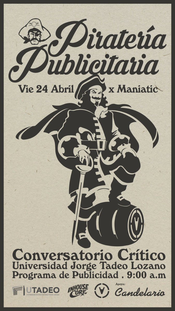 elcandelario's tweet photo. La creatividad también tiene sus rebeldes...
En este espacio vamos a cuestionar lo establecido, desafiar las fórmulas de siempre y hablar de esas ideas que rompen las reglas para crear algo que realmente se queda en la mente.
24 abril 9a.m
Módulo 20, p8 - Utadeo
@maniatic_eth https://t.co/aBUtV5h5z0