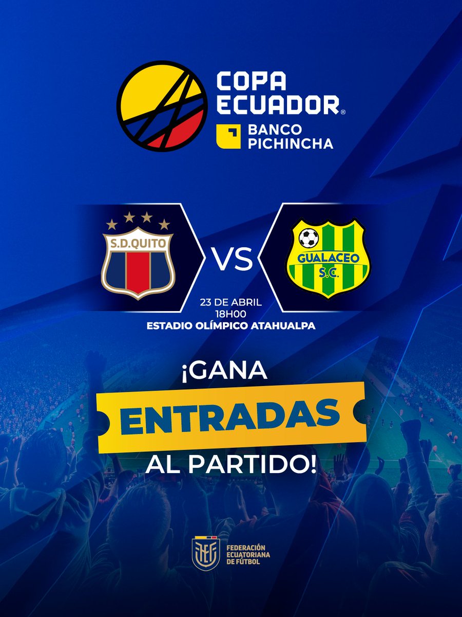 🤩 Se viene el debut del <a href="/SDQuito_Oficial/">SD Quito Oficial</a> en el torneo más inclusivo del país

🎟️ Por eso estamos sorteando entradas para que asistas al Olímpico Atahualpa a presenciar un verdadero partidazo entre Deportivo Quito y Gualaceo SC

👉 Para participar debes mencionar a la persona con