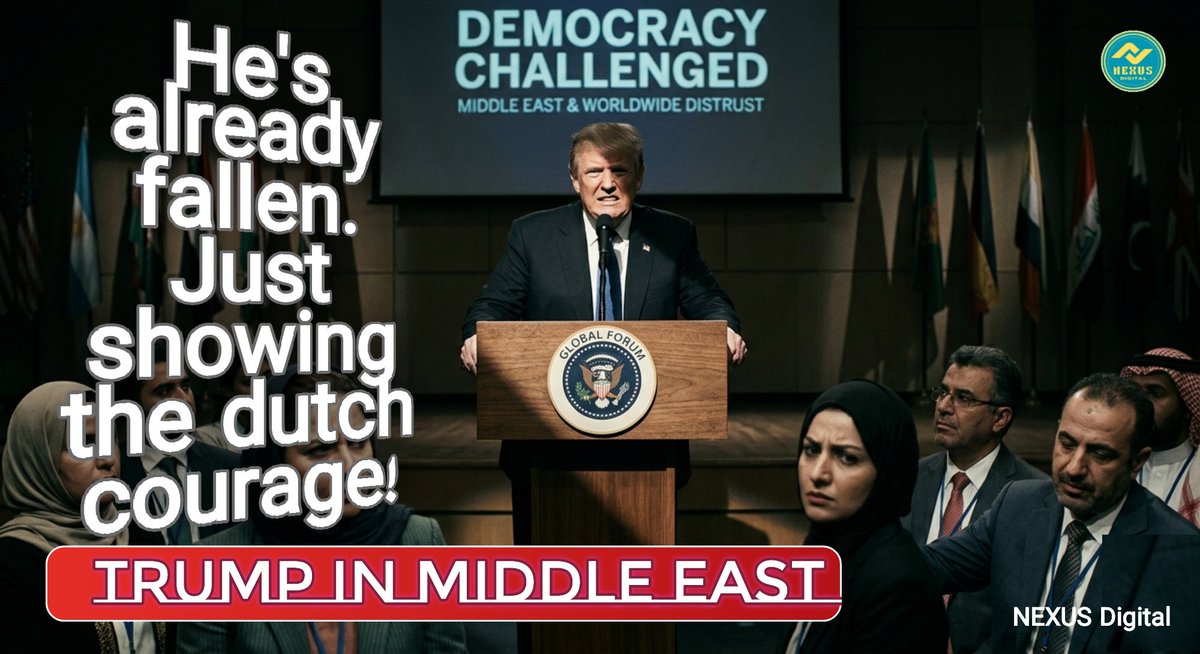rafiqueparwana's tweet image. #DonaldTrump has actually .ade the #AmericanDemocracy weaker than to strengthen it. He's already.ost been fallen in the #middleeast now just showing the #dutchcourage of #AmericanSupremacy is ending. New #WorldOrder is gonna to be rearrange.