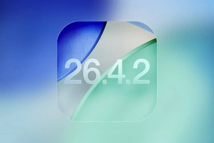 MacGeneration's tweet image. iOS et iPadOS 26.4.2 sont disponibles dlvr.it/TS9bXc #iOS #iPadOS