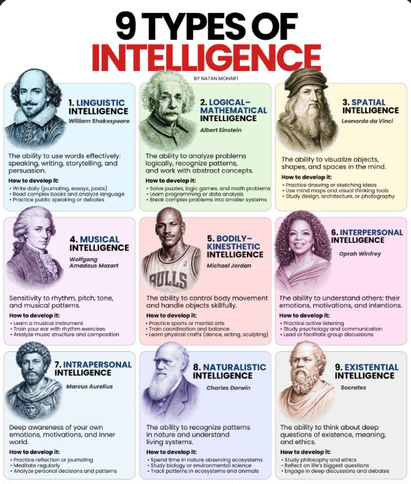 NovaTechAIX's tweet photo. 9 TYPES INTELLIGENCE https://t.co/hdQQS4HYkJ