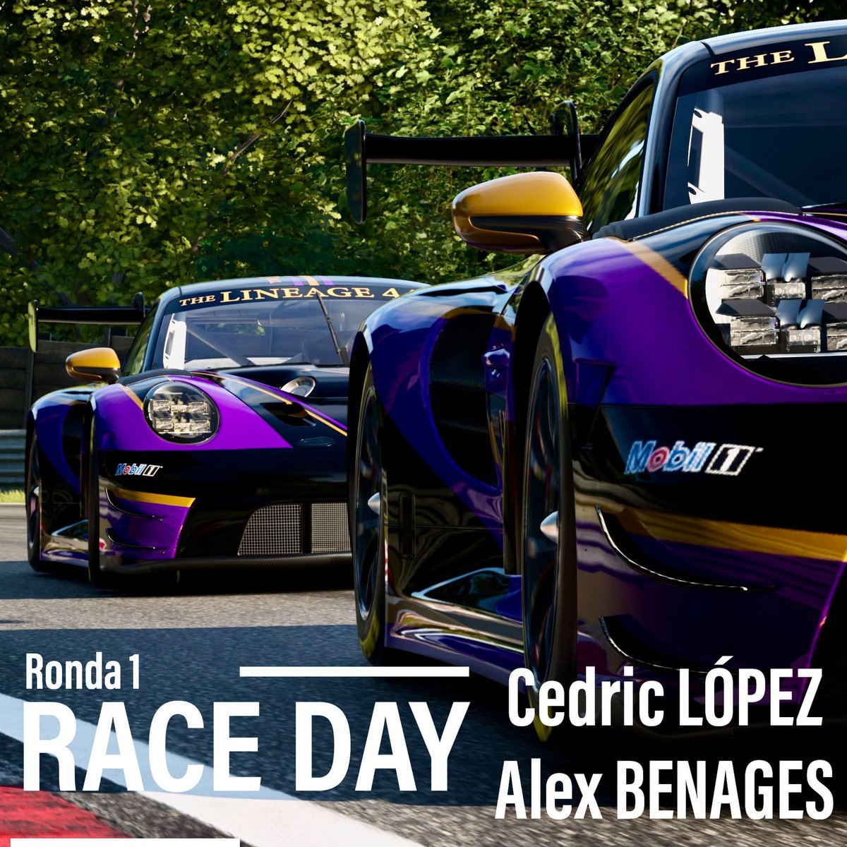 TheLineage44th's tweet photo. 🏁| Race Day en @animalgames

🕹️| @benages24
       @CEEDRIICX
📍| Deep Forest Raceway🇨🇭
🚗| Porsche 922 gr.3
🎨| @18pedrortega
🕤| 𝟤𝟤:𝟢𝟢
📹| https://t.co/DevKZOXwBN https://t.co/4JXTwiqIAy