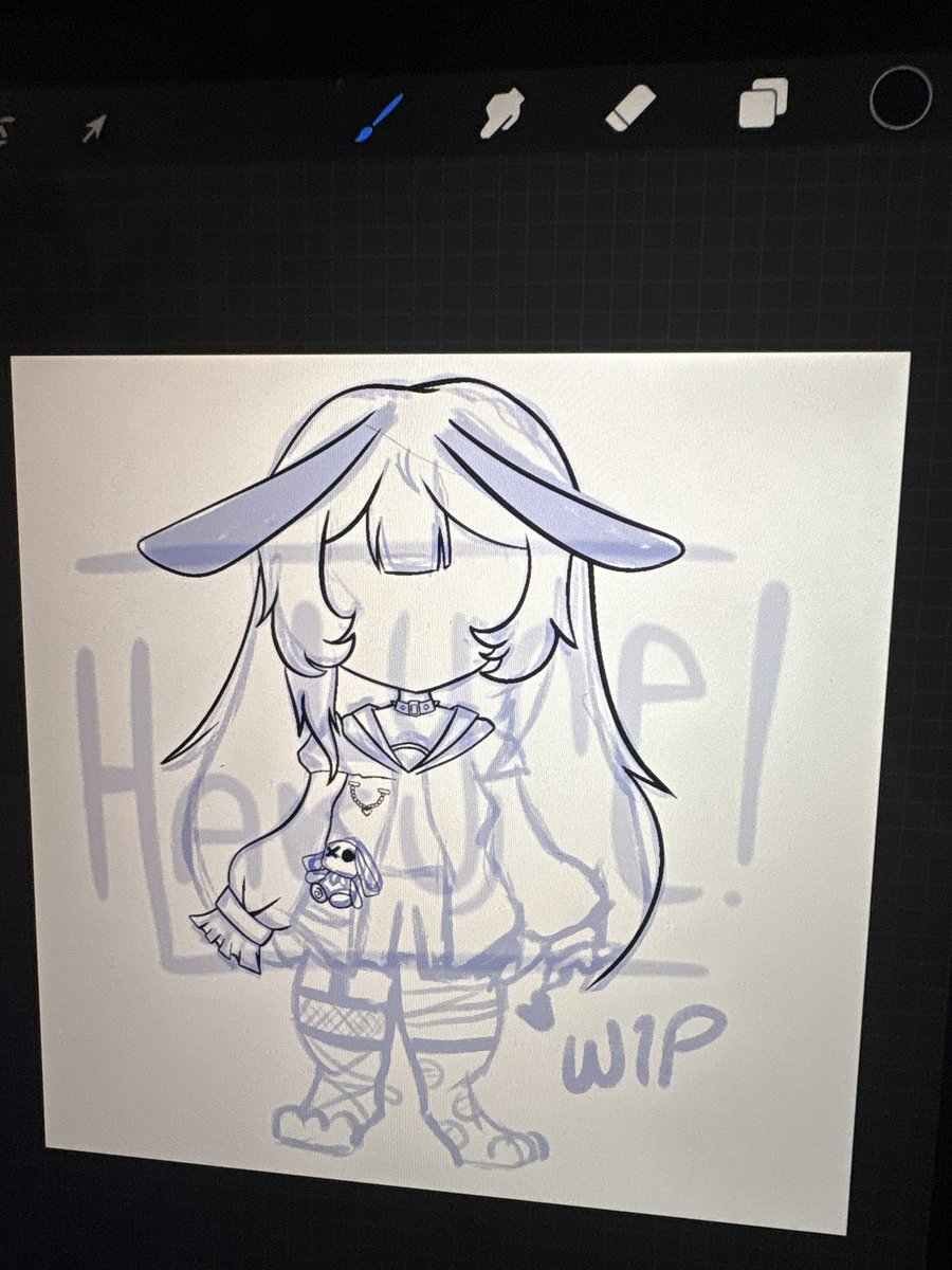 Trabando ando! 

#Wip #chibi #art #pngtuber