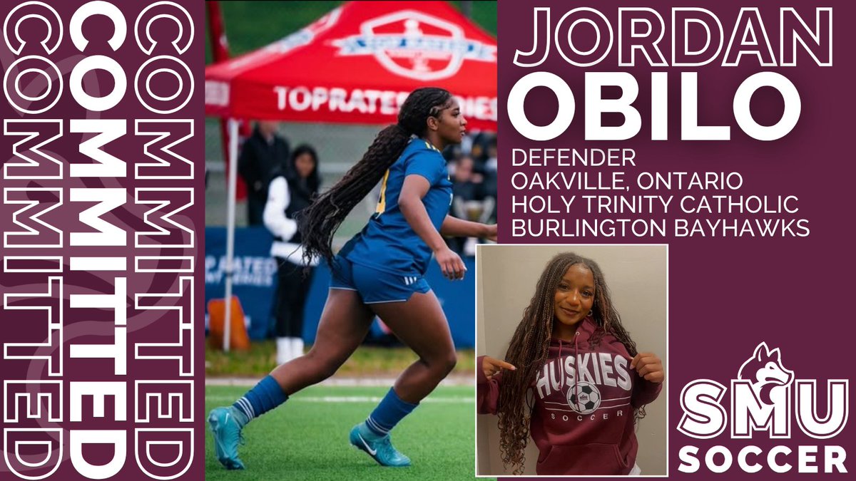 SMUHuskies's tweet photo. Saint Mary's Huskies women's soccer head coach Marisa Colzie is pleased to announce the commitment of defender Jordan Obilo for the 2026 season.

Full story: https://t.co/jN0wK8BdvX https://t.co/9UIV6HPooF