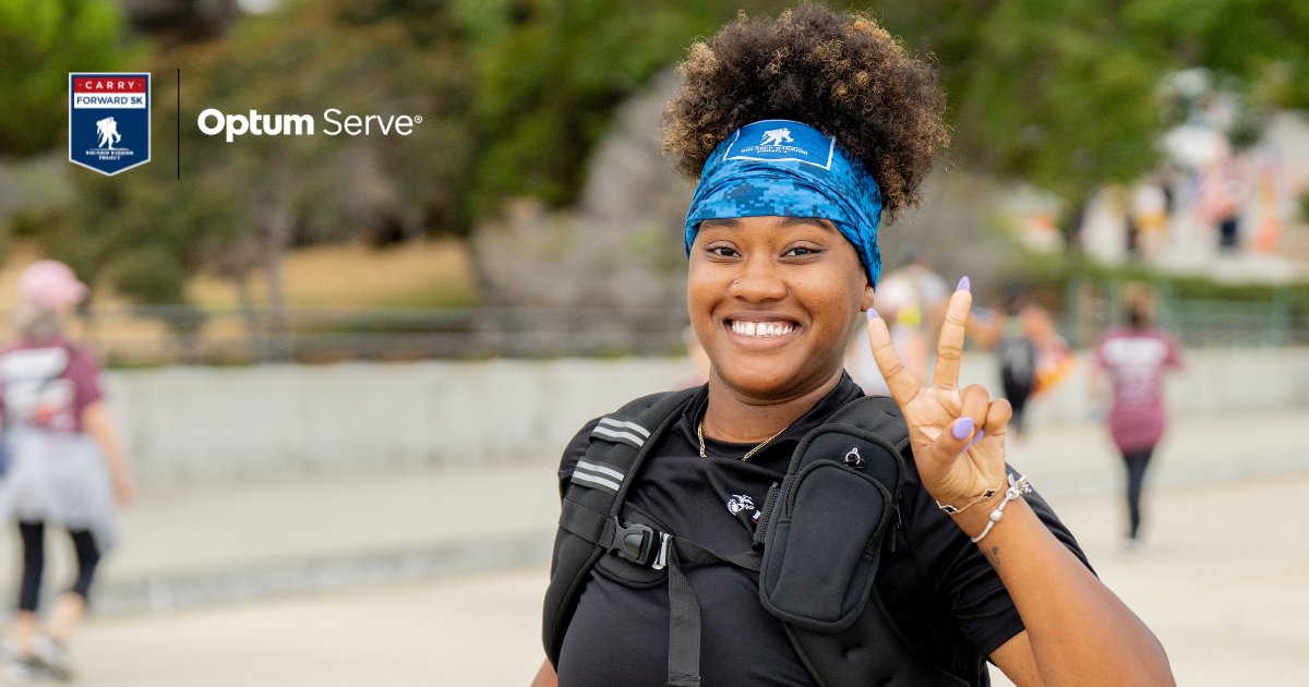 wwp's tweet photo. Strong partnerships help put the mission in motion. 🏃 
Thanks to a year-long commitment from @Optum, WWP can continue delivering life-changing programs for warriors and their families.
Their support also helps power our virtual Carry Forward 5K, allowing supporters around the world to participate.
🔗 Sign up here: https://t.co/i2G0Qrw1ck